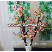 Silk Plum Blossom home decor flower Artificial Flower Decor Latex Flores Artificiales