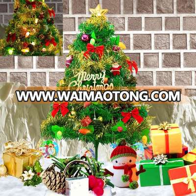 Factory wholesale christmas decoration ,60cm small beautiful lighting christmas tree