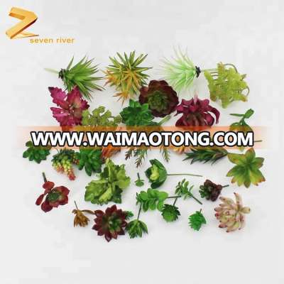 YIWU factory Artificial plant high quality MIX over 200 DIFFERENT DESIGNS artificial faux succulents