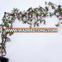 IFG hanging rose artificial flower vine garland for wedding backdrop deco