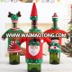 Newest Design Cheap Good Quality Embroidery Cartoon Festival Holiday Decor Party Wine Bottle Cover