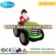 Outdoor funny led light santa claus driving tractor new christmas decorations